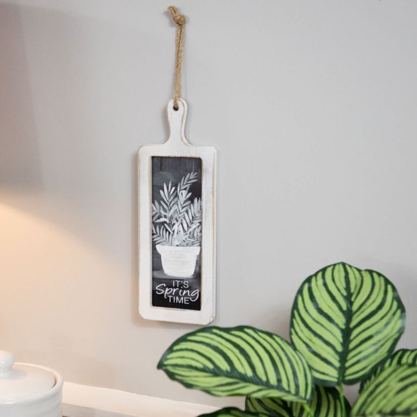 Its Spring Time Floral Cutting Board Wall Decoration - 10.5"