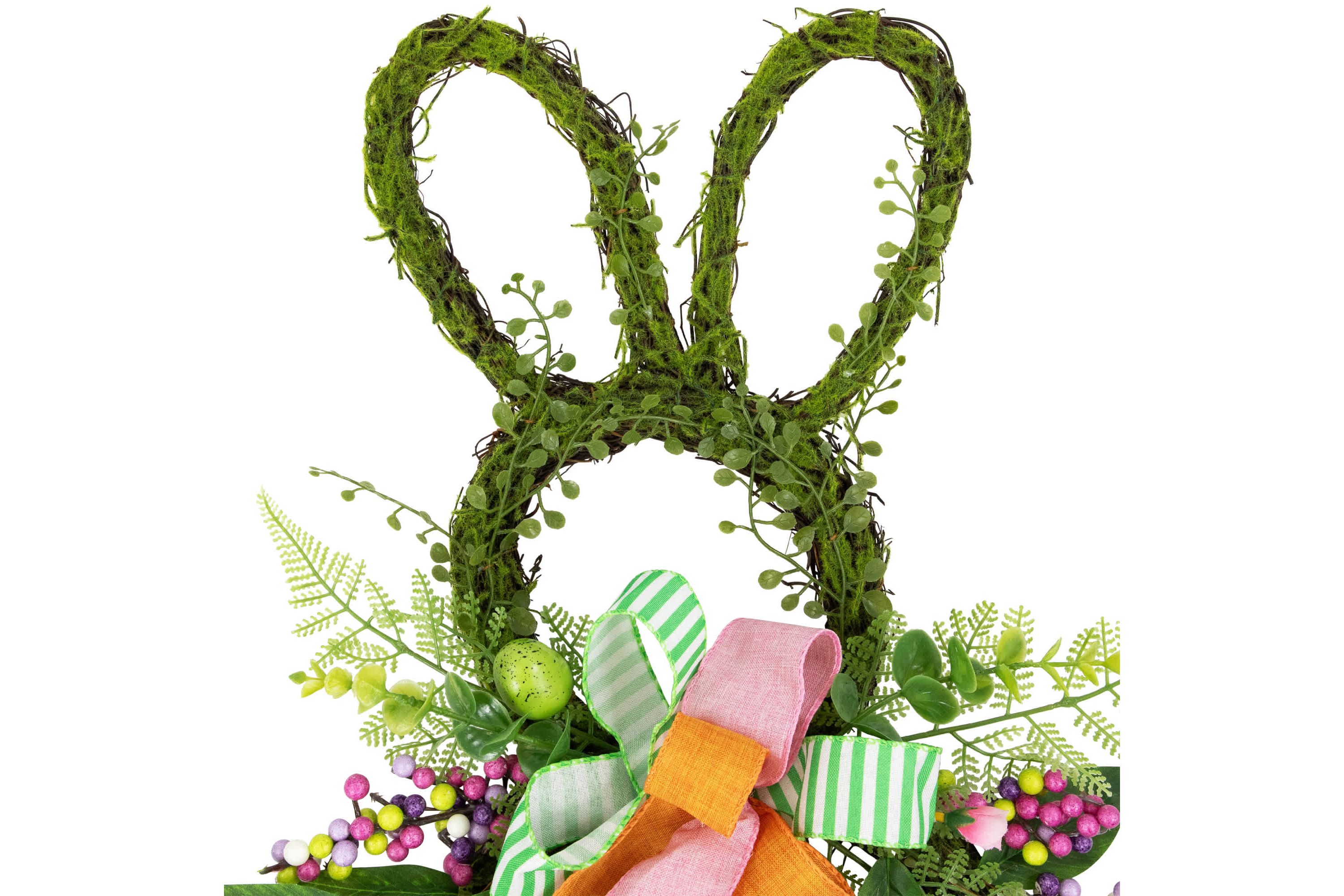 Twig and Vine Easter Bunny Artificial Wreath - 23"