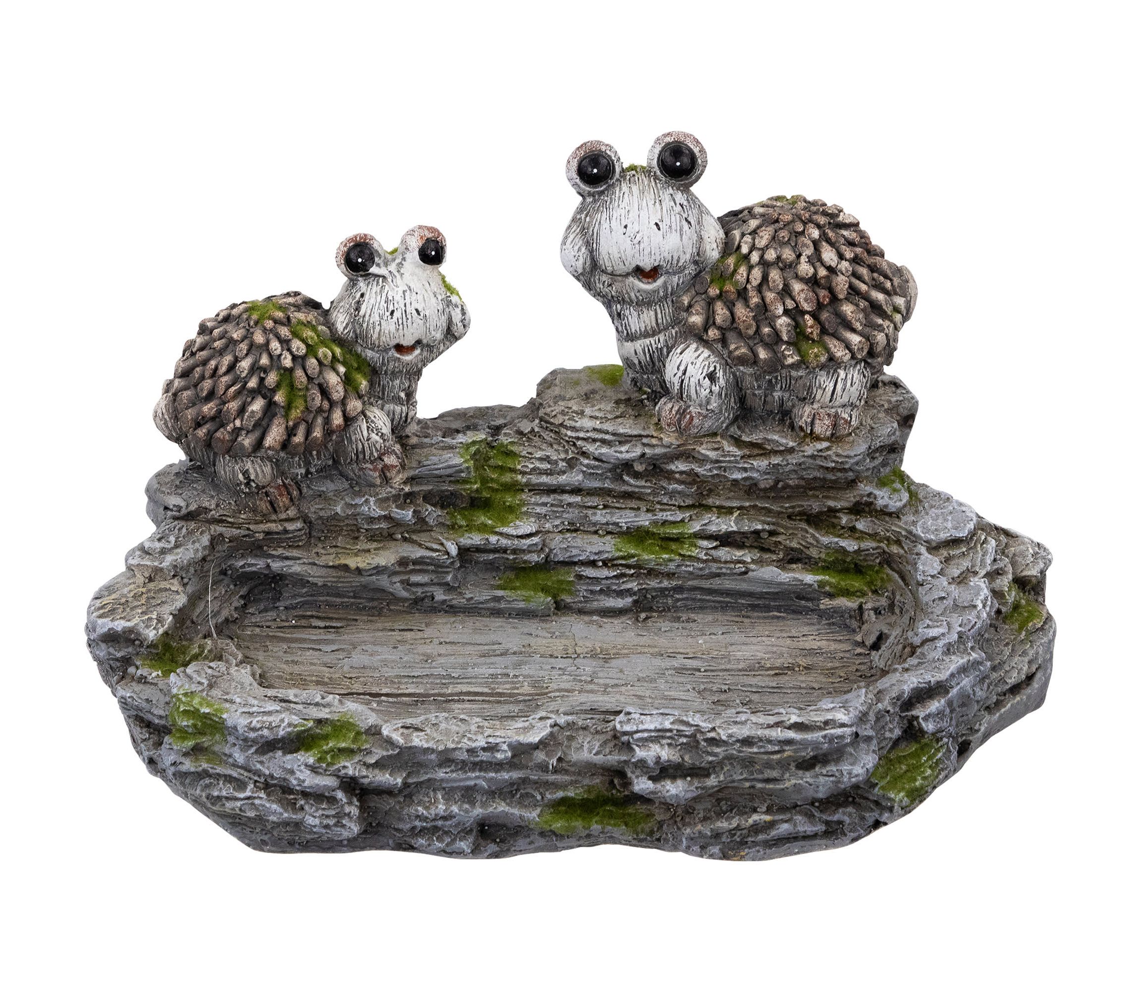 Turtle Couple Outdoor Garden Bird Bath - 11.75"