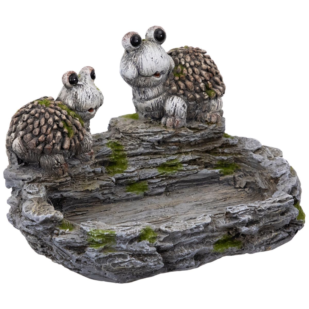 Turtle Couple Outdoor Garden Bird Bath - 11.75"