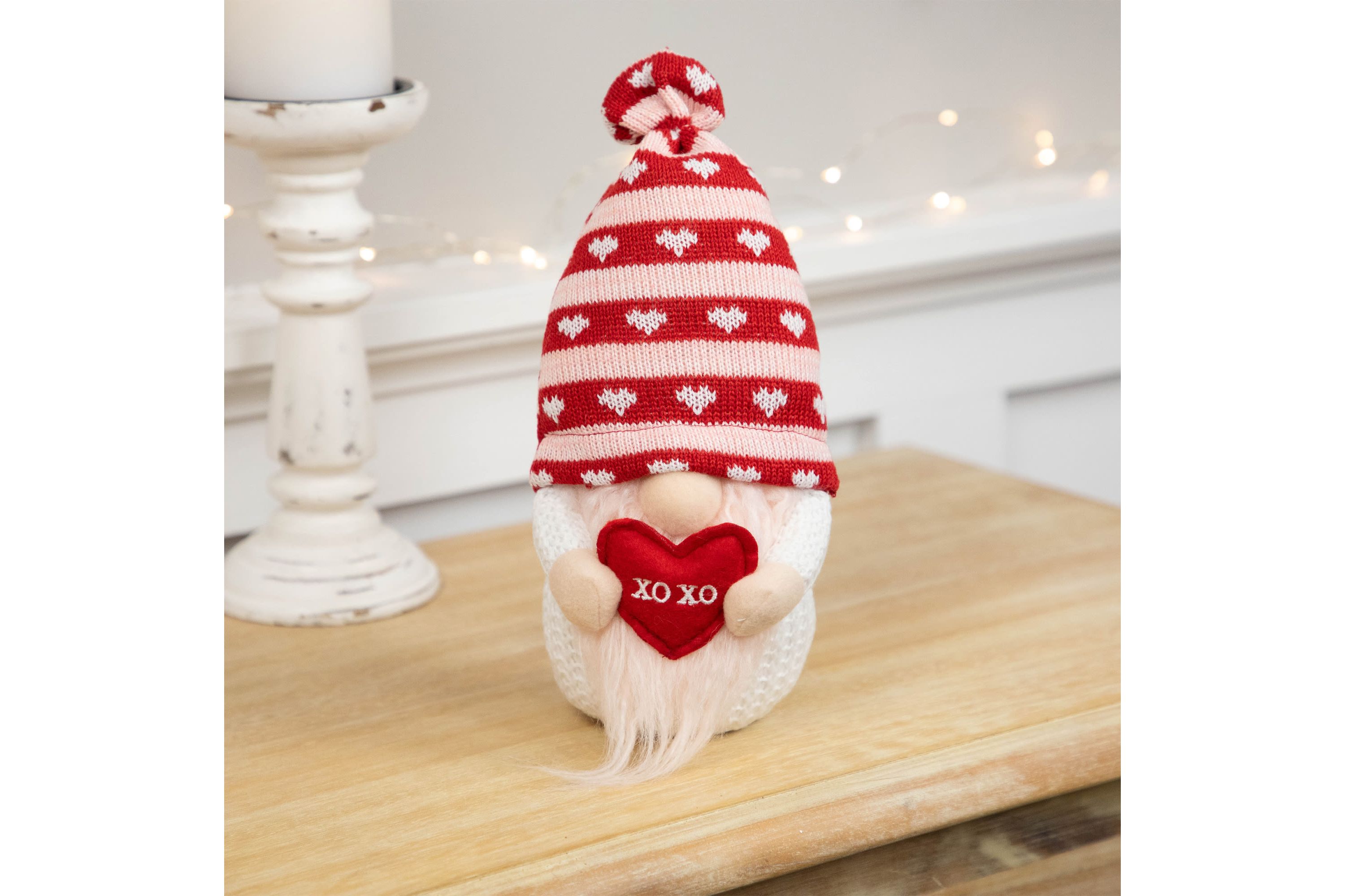 Plush "XOXO" Valentines Day Gnome - 10"