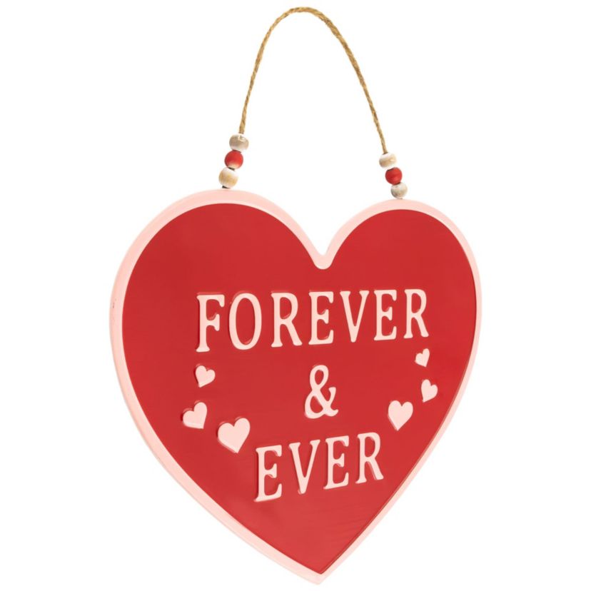 Forever and Ever Valentines Day Wall Decoration - 13.75"