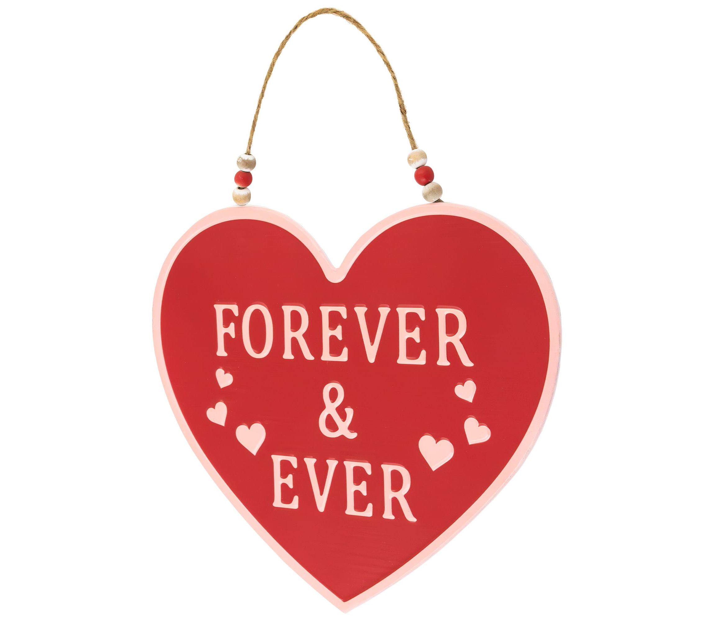 Forever and Ever Valentines Day Wall Decoration - 13.75"