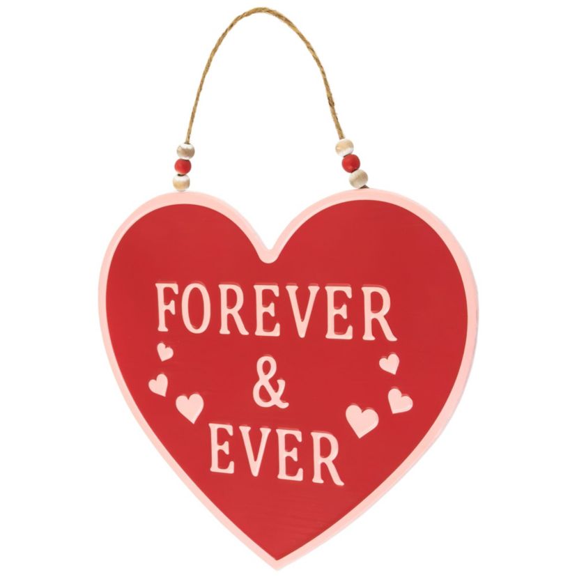 Forever and Ever Valentines Day Wall Decoration - 13.75"