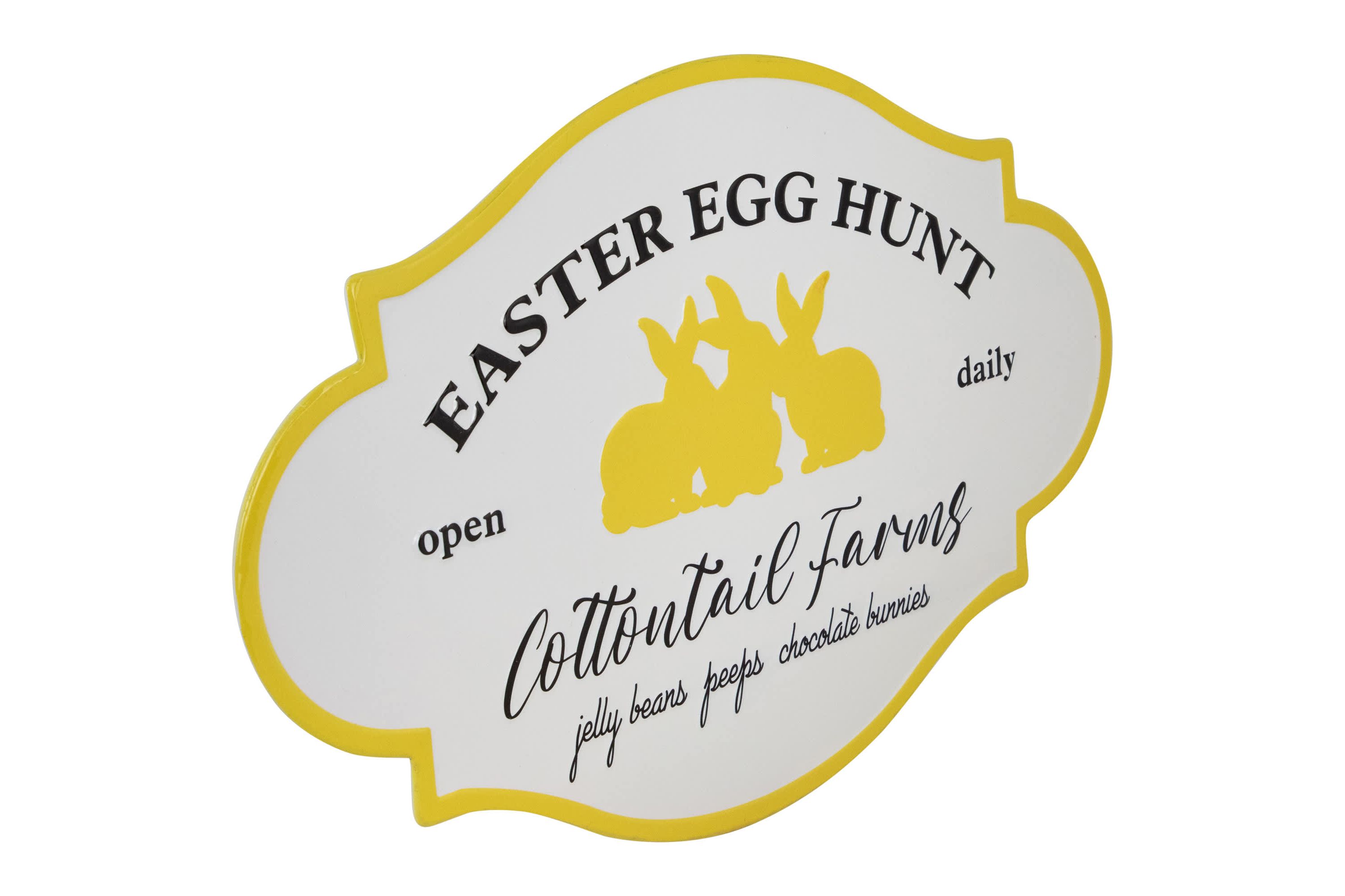 Easter Egg Hunt Vintage-Style Metal Wall Sign - 17.75"