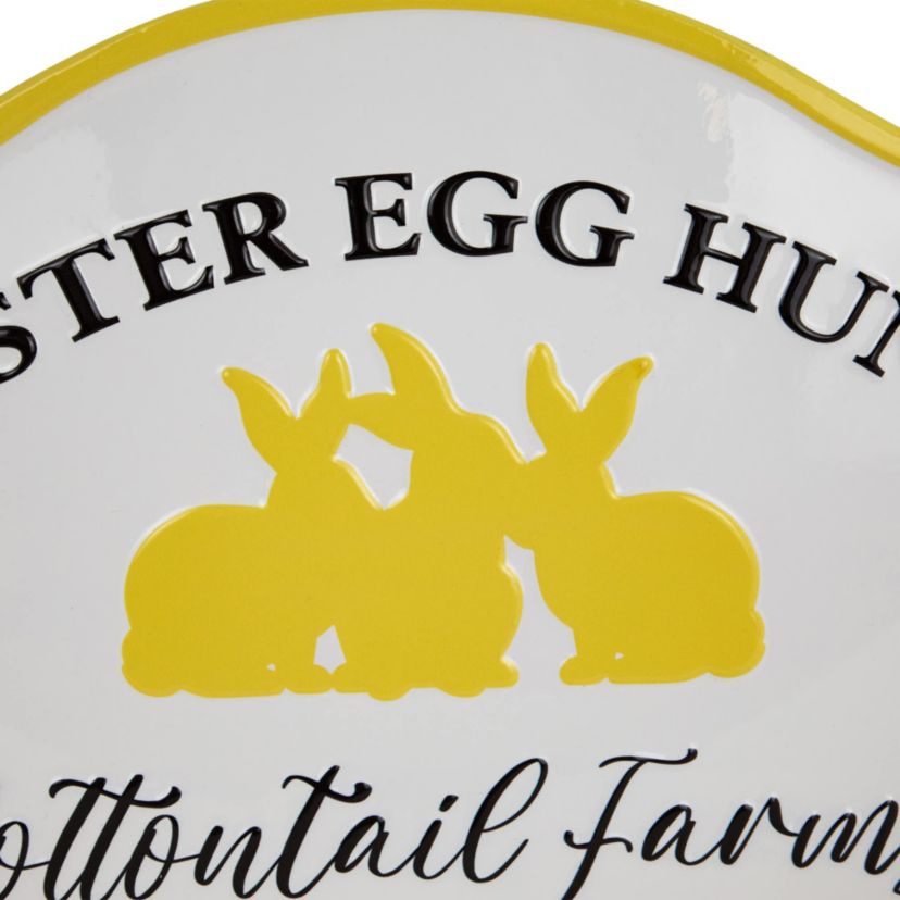 Easter Egg Hunt Vintage-Style Metal Wall Sign - 17.75"