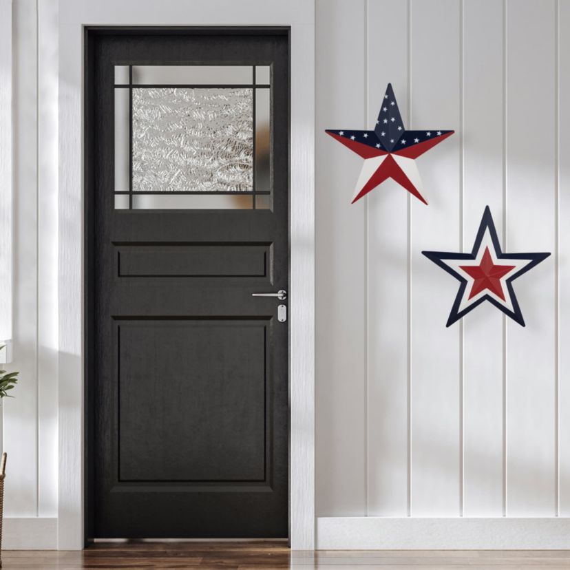 Americana Star Metal Wall Decoration - 15"