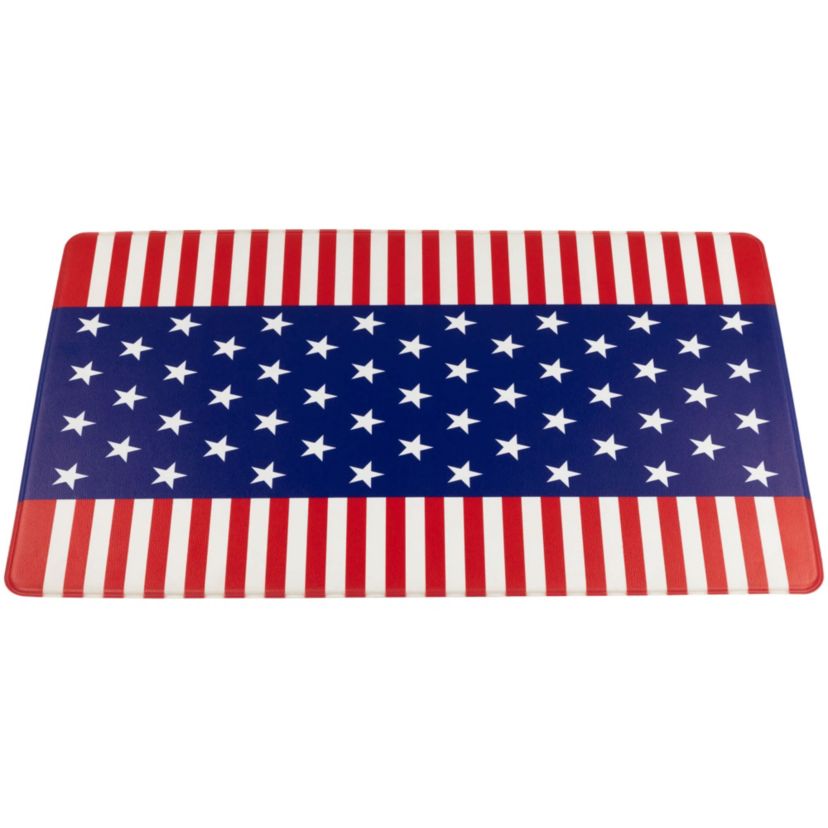29" Stars and Stripes Americana Kitchen Comfort Mat
