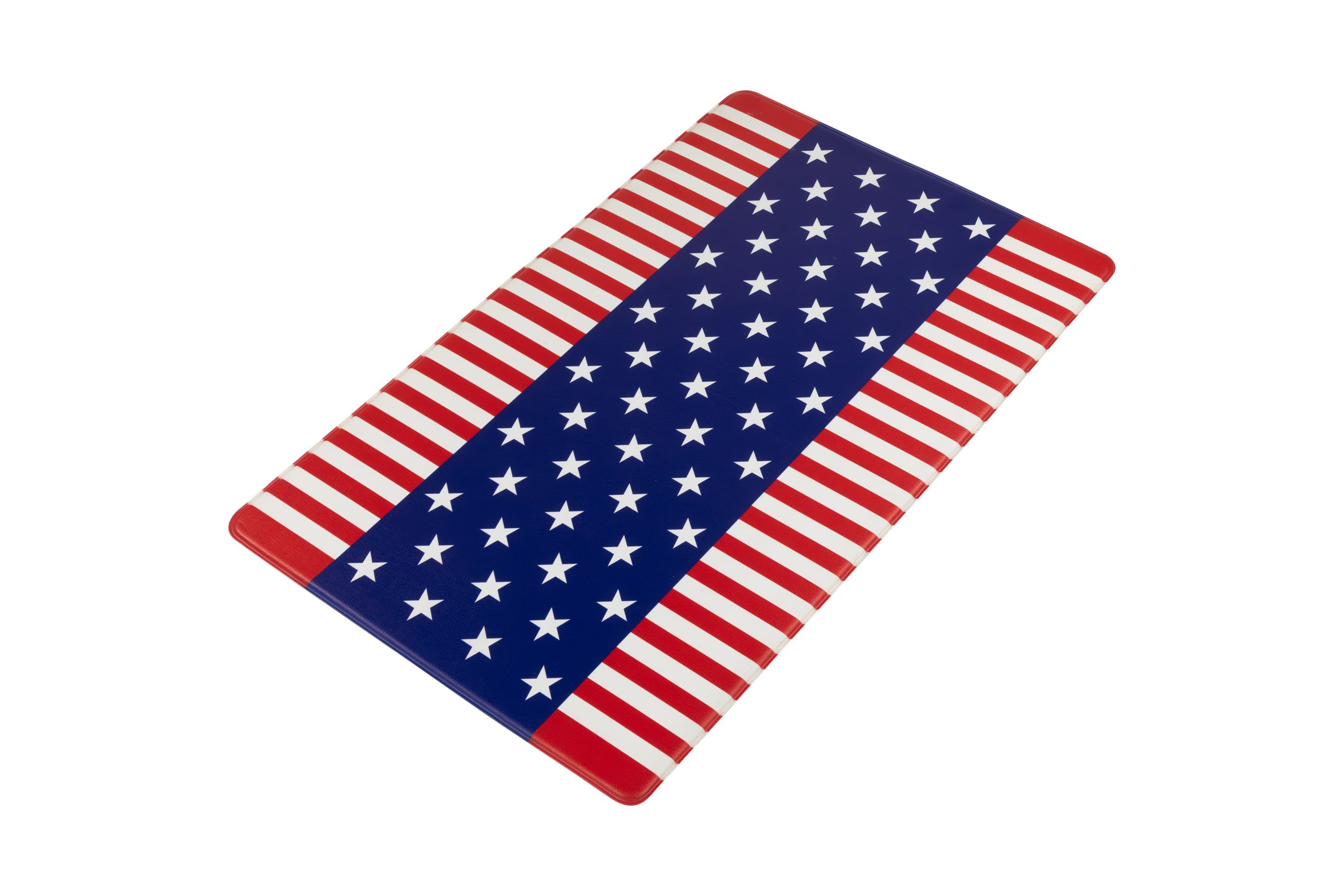 29" Stars and Stripes Americana Kitchen Comfort Mat