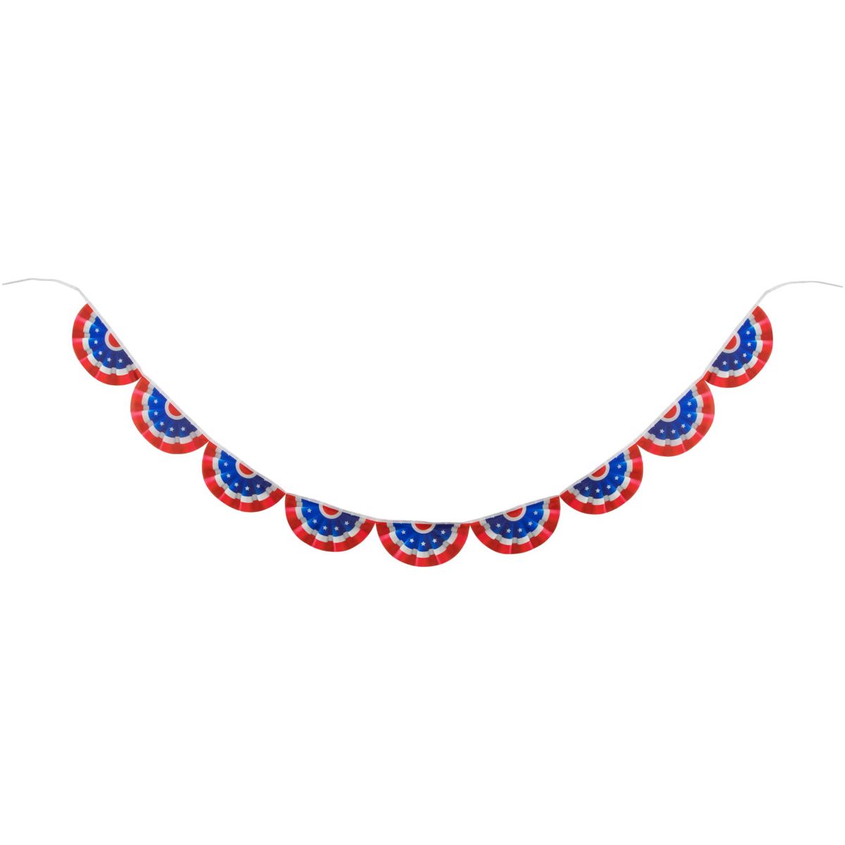 9.75 Americana USA Flag Bunting Hanging Wall Banner