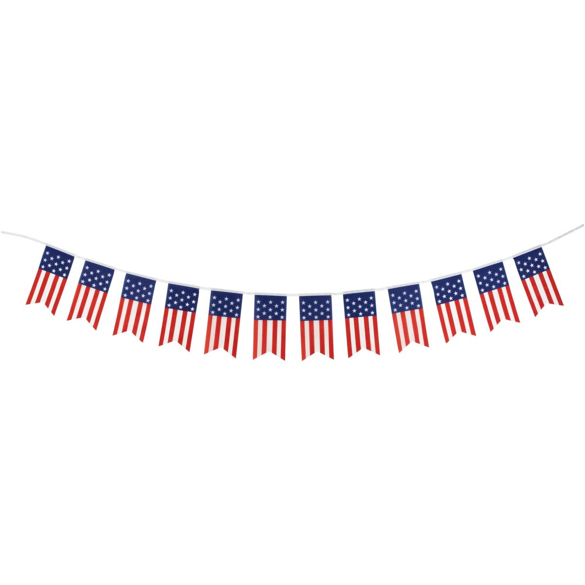 9.75 Americana USA Flag Swallowtail Hanging Wall Banner