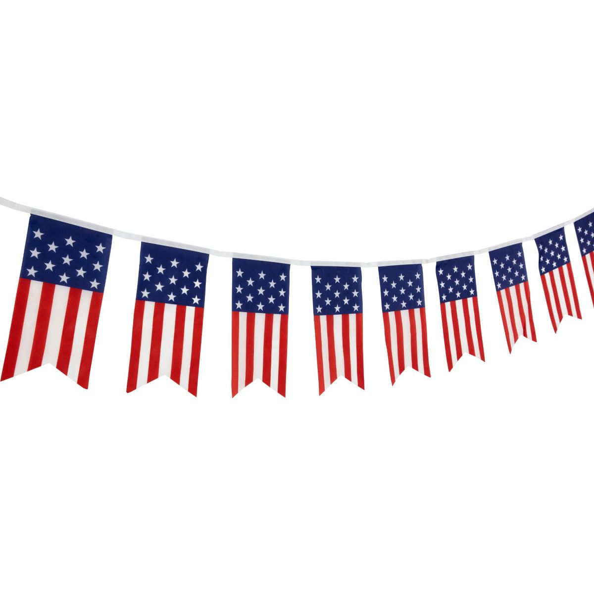 9.75 Americana USA Flag Swallowtail Hanging Wall Banner