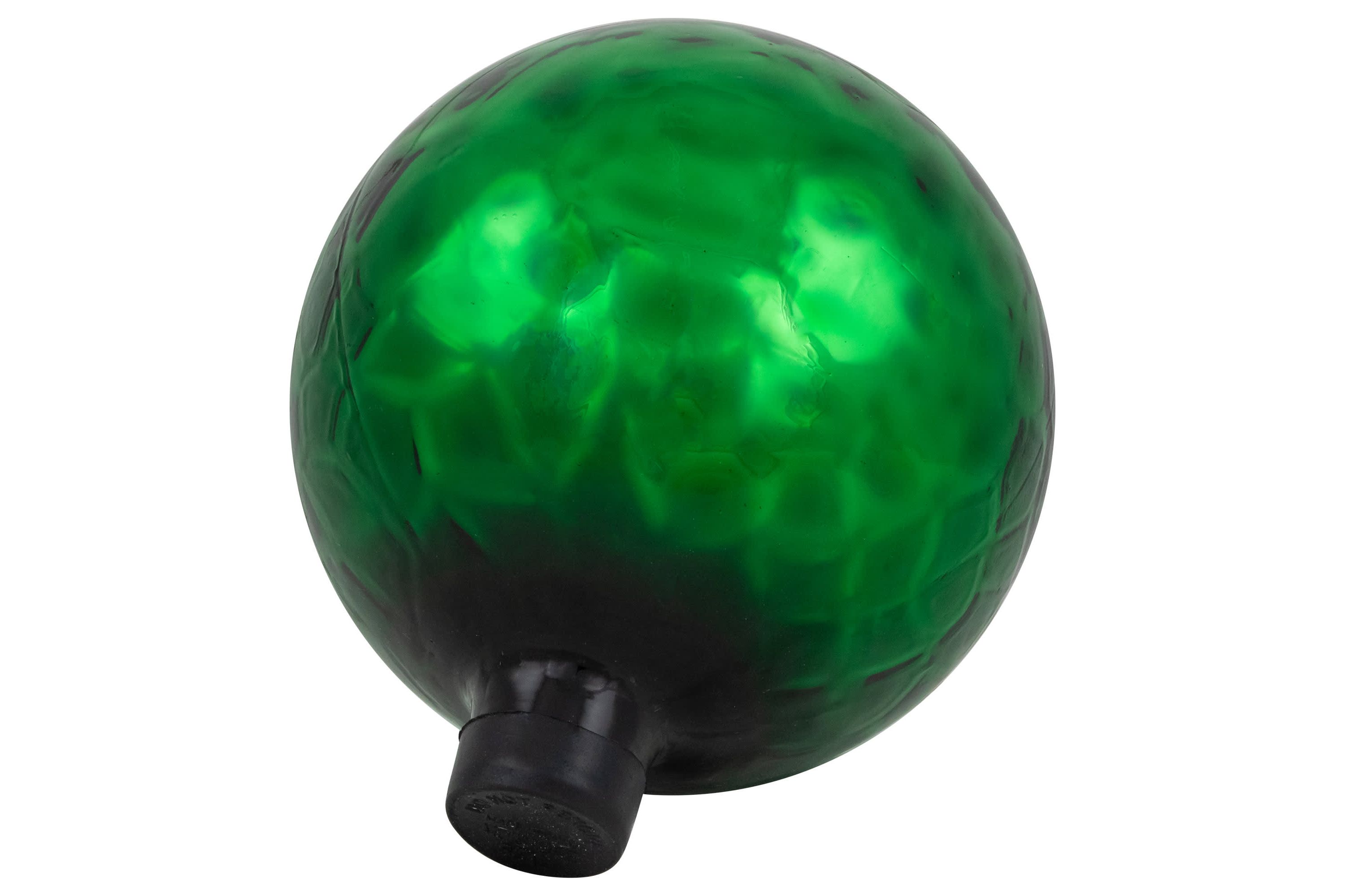 Turtle Shell Inspired Mirrored Outdoor Garden Gazing Ball - 10" - Green