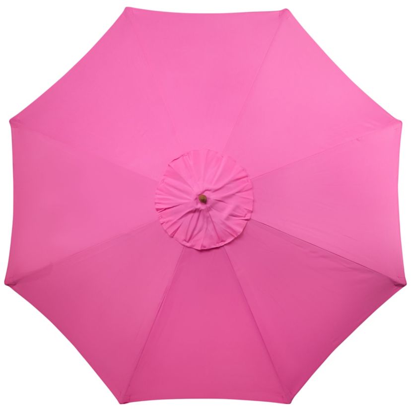 Outdoor Patio Market Umbrella with Wooden Pole - 8.5 - Pink