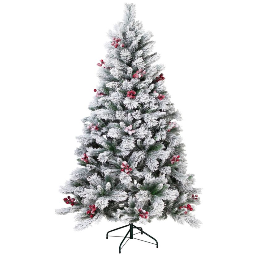 Full Flocked Fairfield Fir Artificial Christmas Tree - 6.5 -Unlit