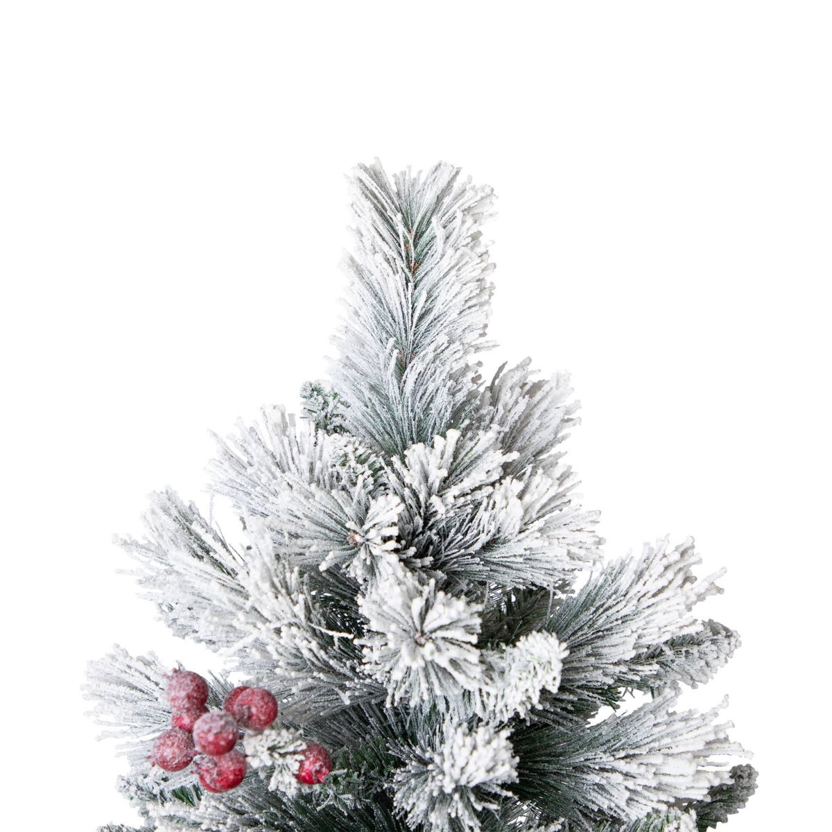 Full Flocked Fairfield Fir Artificial Christmas Tree - 6.5 -Unlit