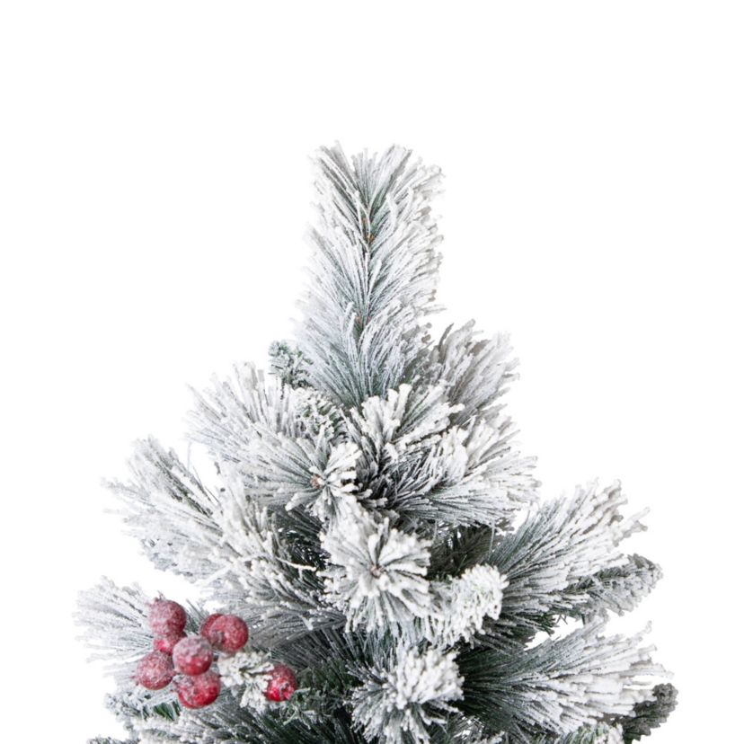 Full Flocked Fairfield Fir Artificial Christmas Tree - 6.5 -Unlit