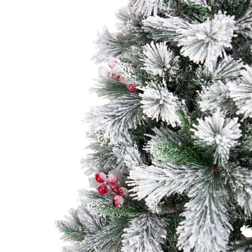 Full Flocked Fairfield Fir Artificial Christmas Tree - 6.5 -Unlit