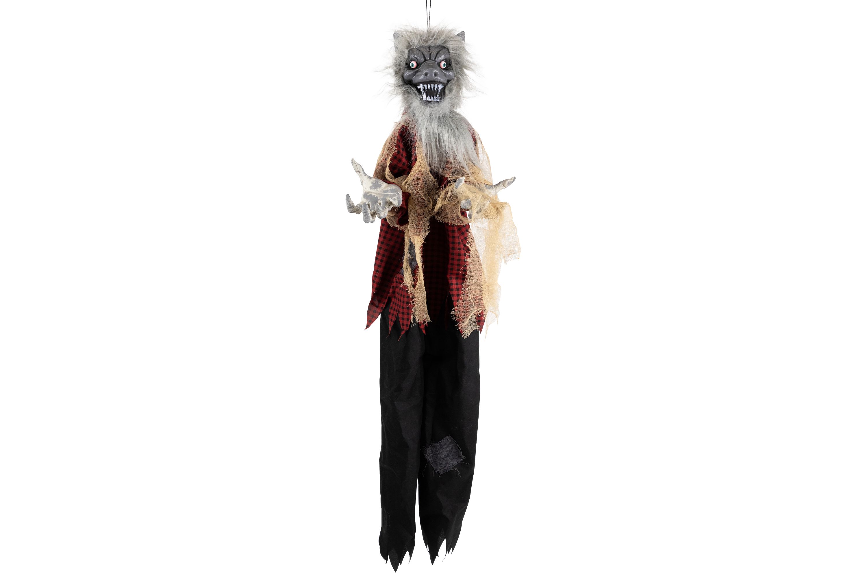 Animated Motion Activated Werewolf Halloween Decoration - 4