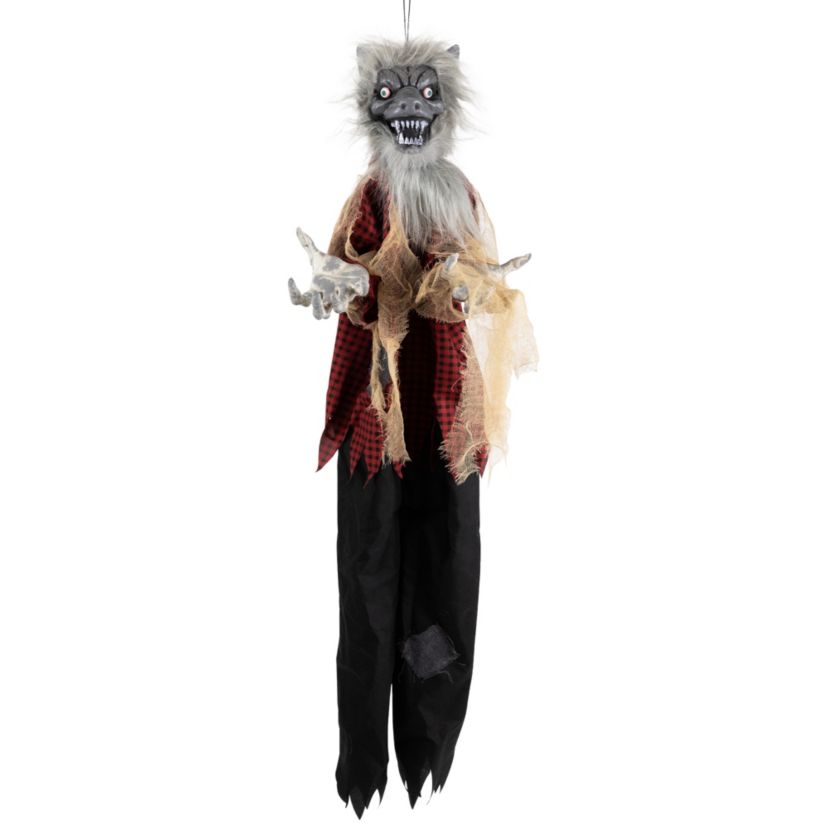 Animated Motion Activated Werewolf Halloween Decoration - 4