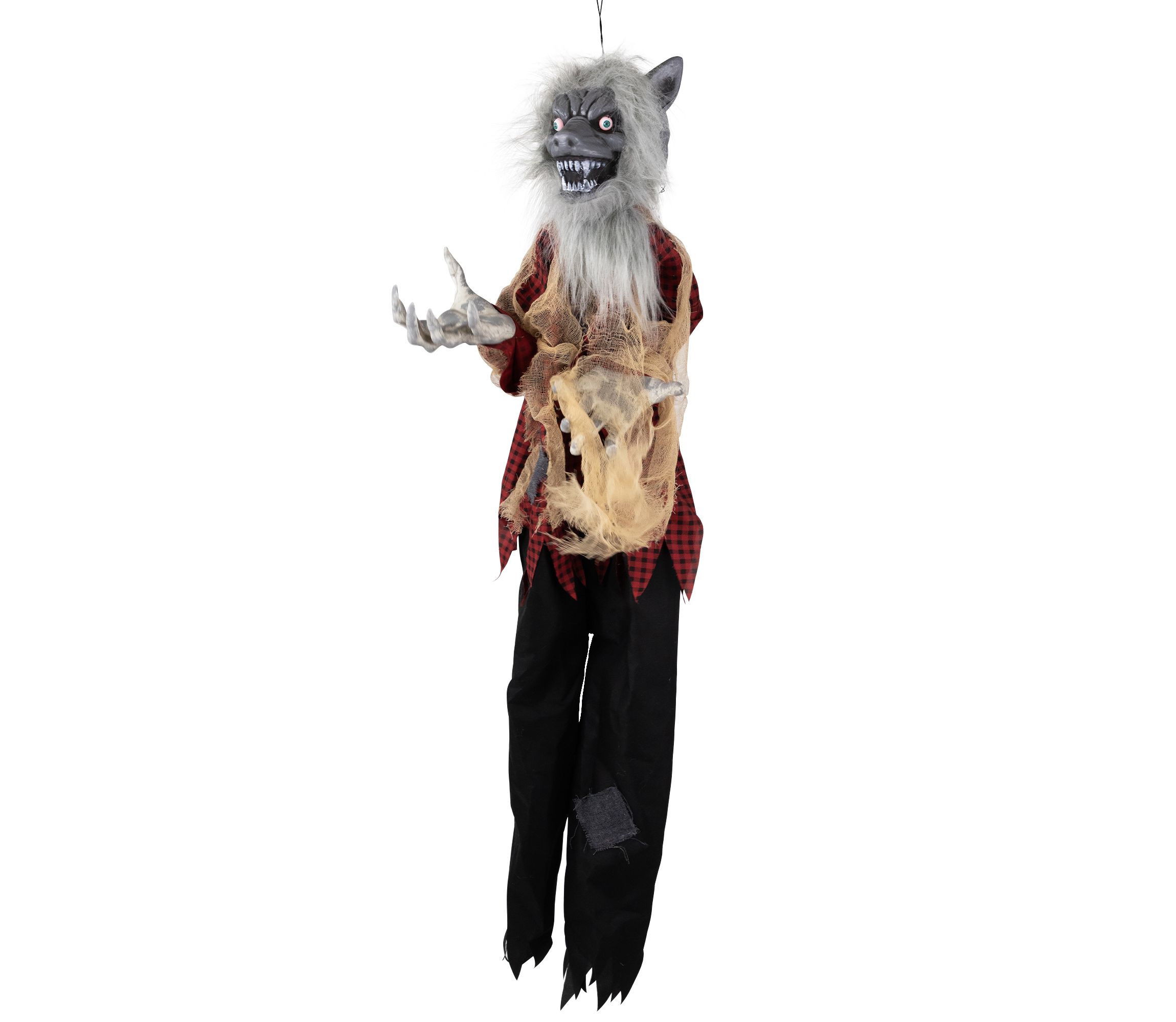 Animated Motion Activated Werewolf Halloween Decoration - 4