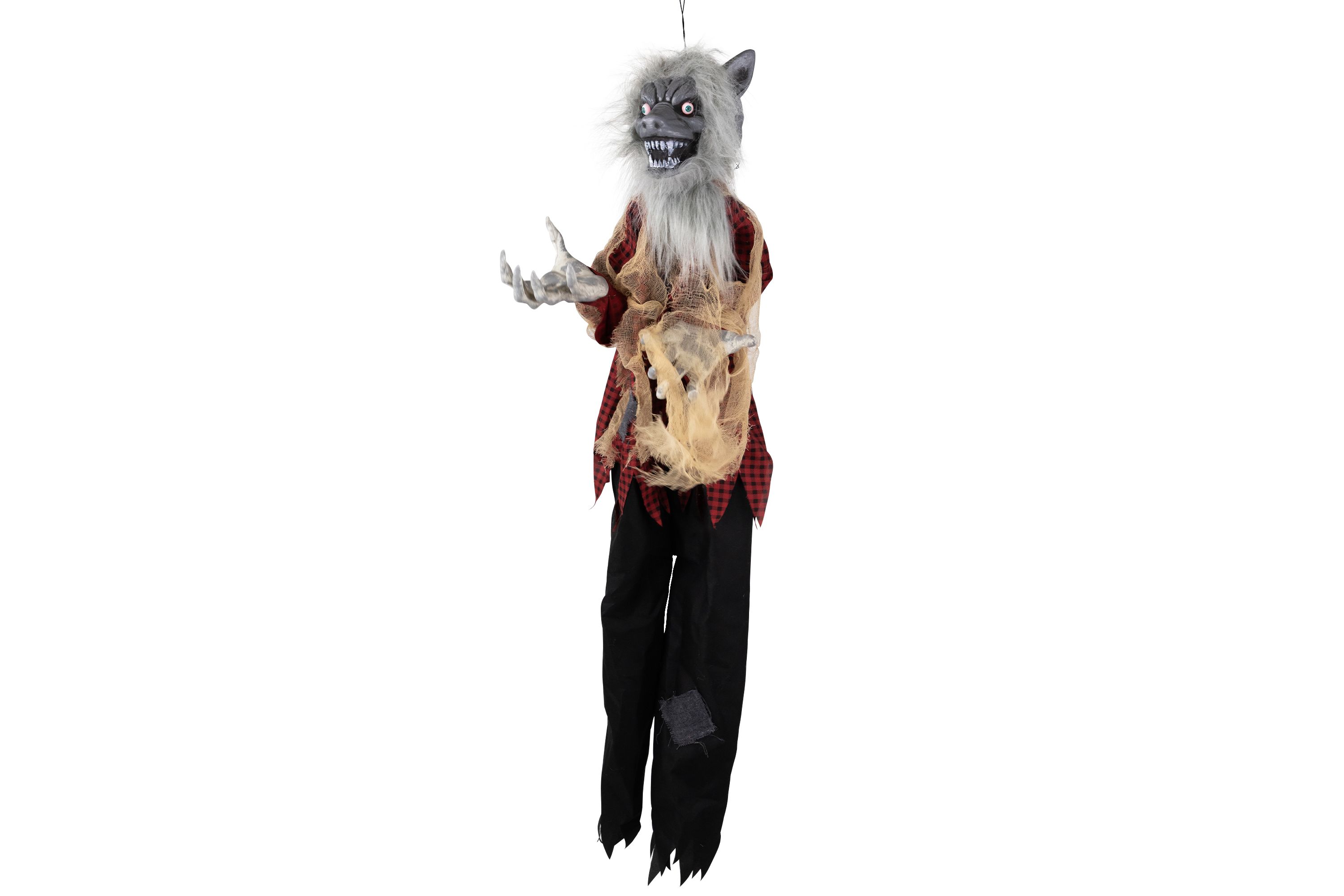 Animated Motion Activated Werewolf Halloween Decoration - 4