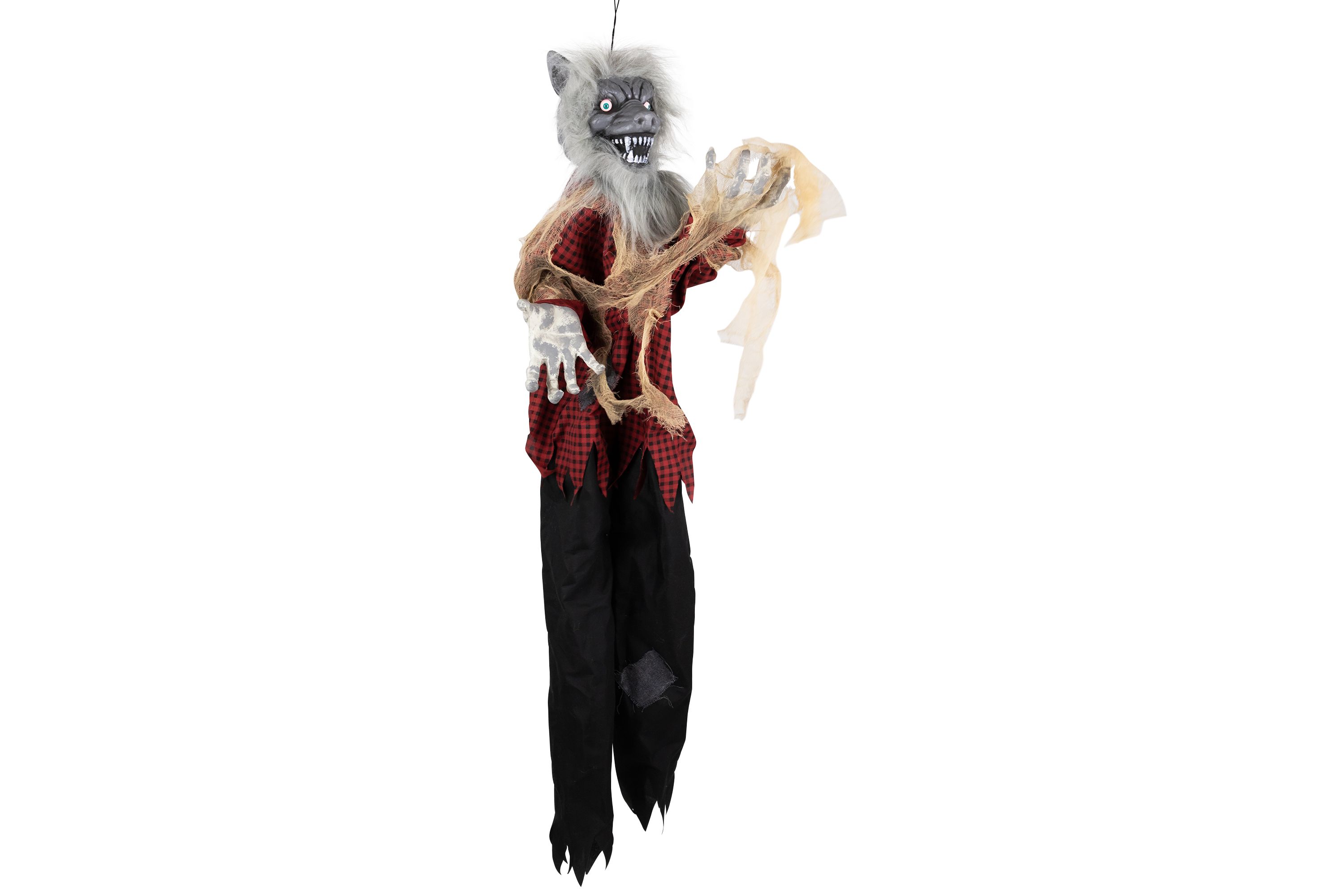 Animated Motion Activated Werewolf Halloween Decoration - 4