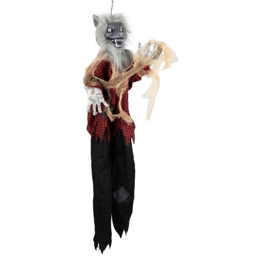 Animated Motion Activated Werewolf Halloween Decoration - 4