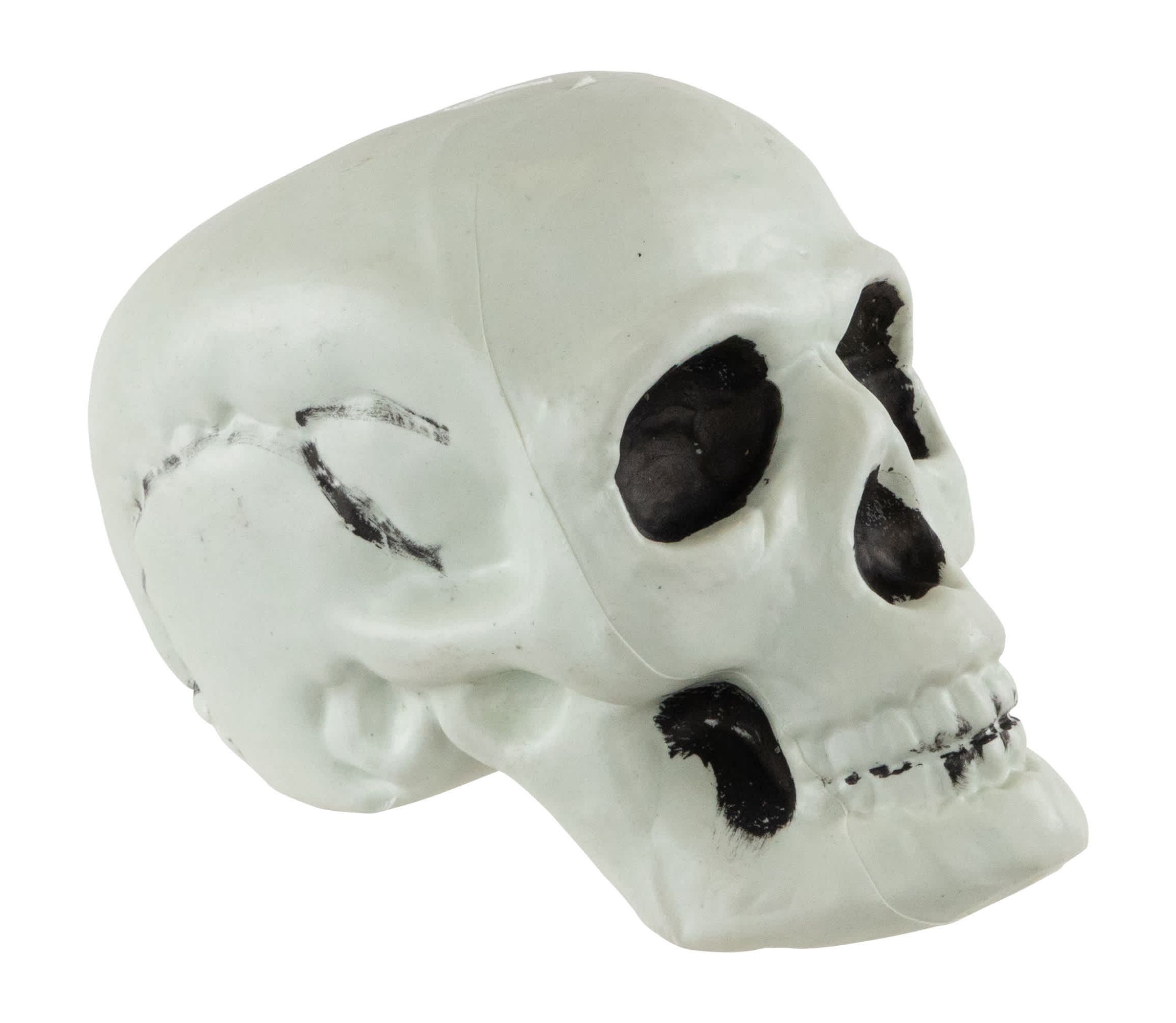 Bag of Skulls Halloween Decorations - 6" - Set of 3