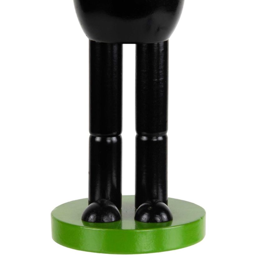 Frankensteins Monster Halloween Nutcracker - 10.5" - Green and Black