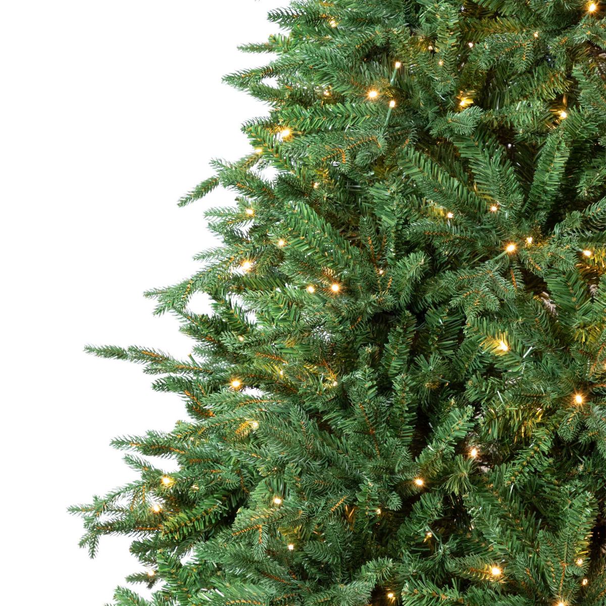 Real Touch™ Pre-Lit Cumberland Pine Artificial Christmas Tree - 12 Warm White LED