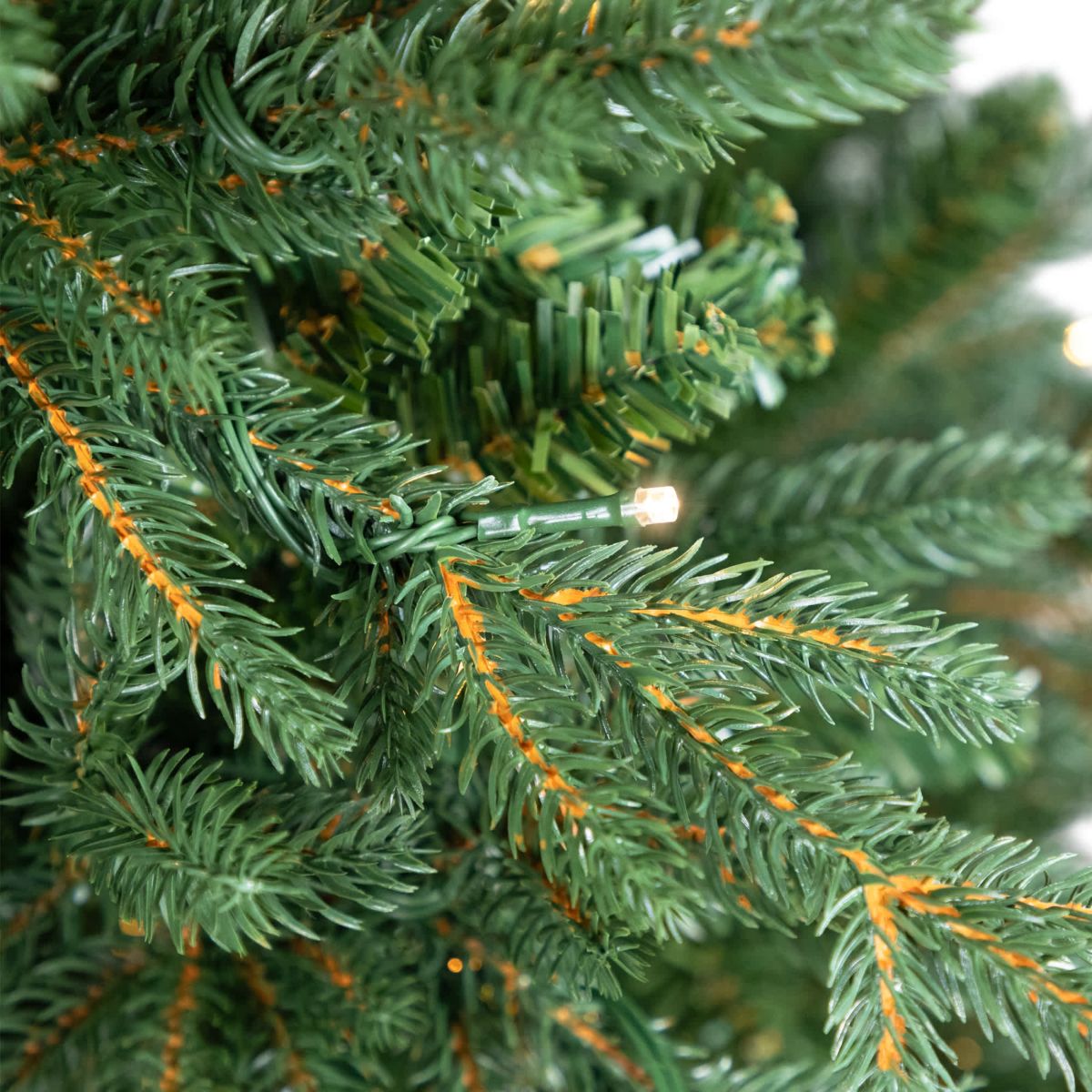 Real Touch™ Pre-Lit Cumberland Pine Artificial Christmas Tree - 12 Warm White LED