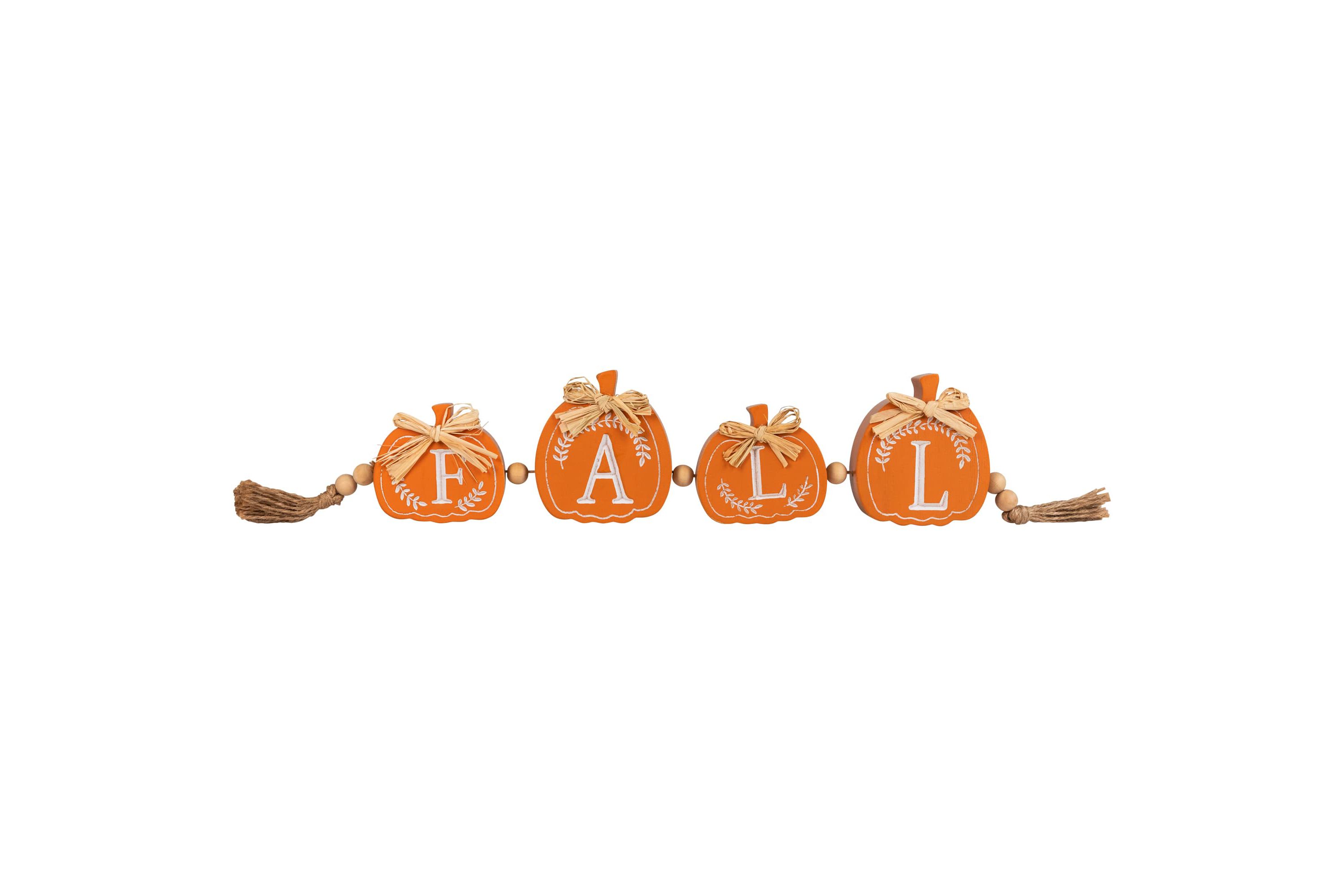 Mini Pumpkins Wooden Fall Harvest Sign - 22"