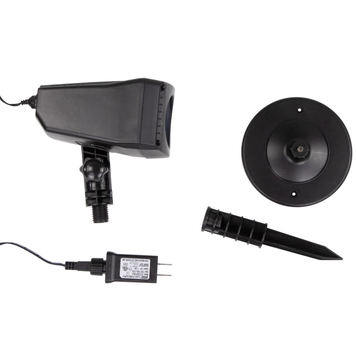 Spiderweb with Falling Spiders Halloween Outdoor Light Projector - 7"