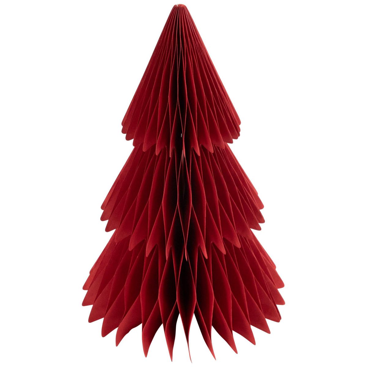 Accordion Honeycomb Foldable Paper Christmas Trees - 15" - Set of 3