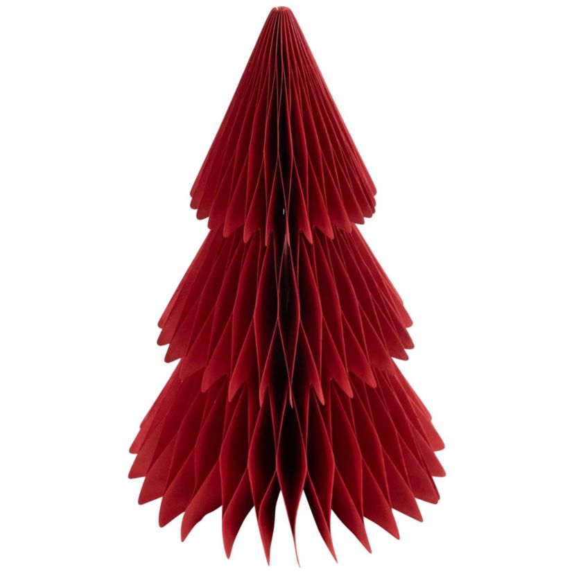 Accordion Honeycomb Foldable Paper Christmas Trees - 15" - Set of 3