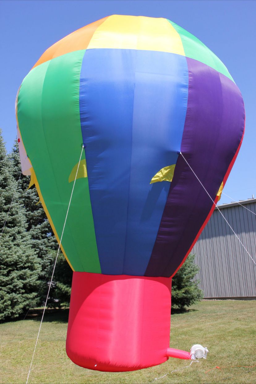 Promotional Advertising Inflatable Hot Air Style Balloon - 16 - Multicolor