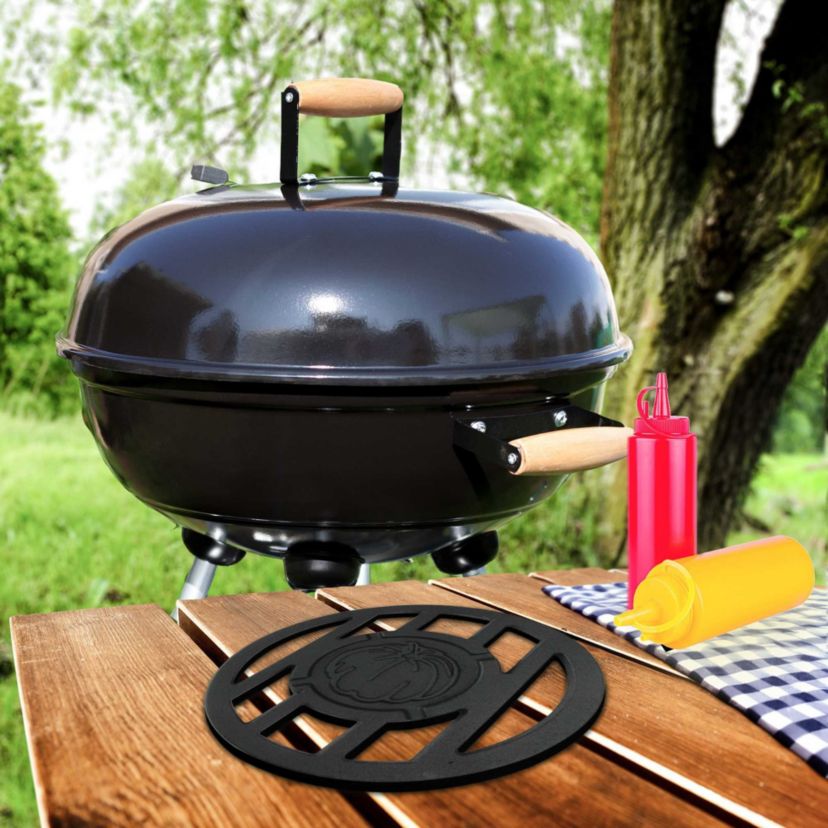 5.5" Fall Pumpkin Cast Iron Branding Grill Accessory