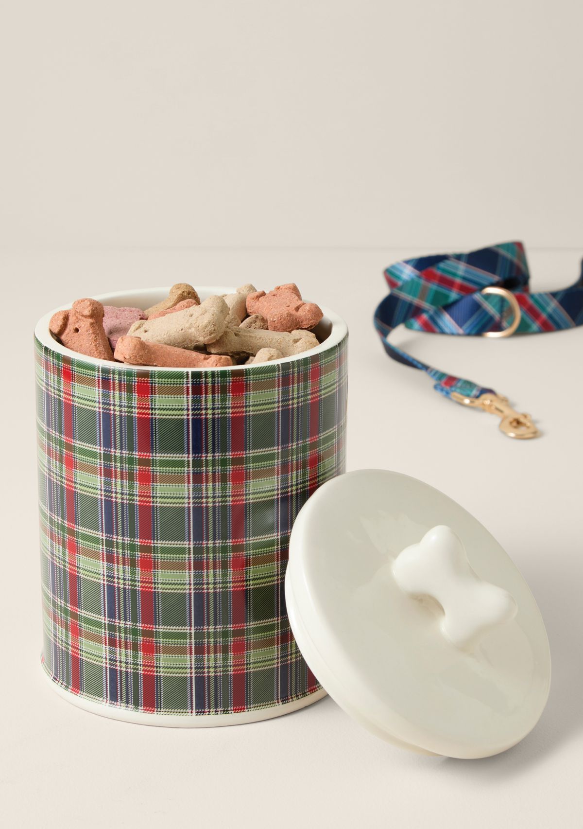 Sewing Down South x Crown & Ivy™ Plaid Pet Canister