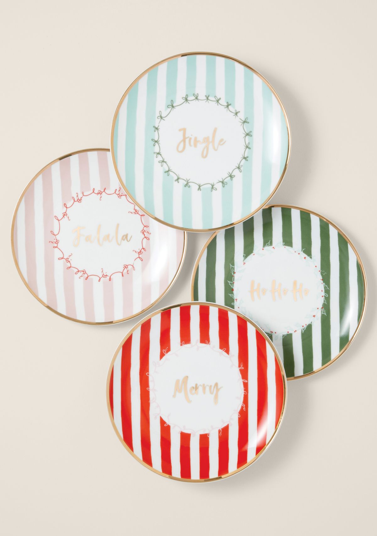 Sewing Down South x Crown & Ivy™ Sew Festive Salad Plates - Set of 4