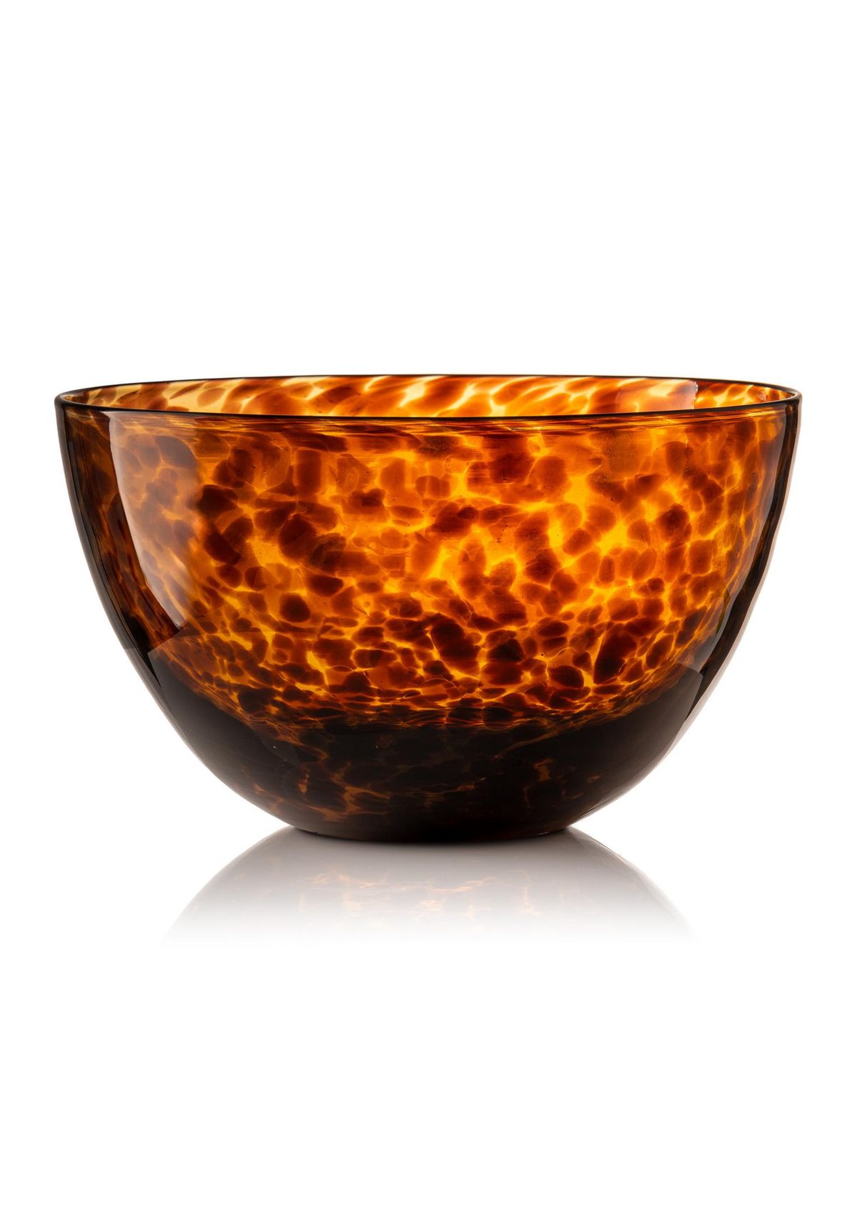 Tortoise Print Large Serving Bowl