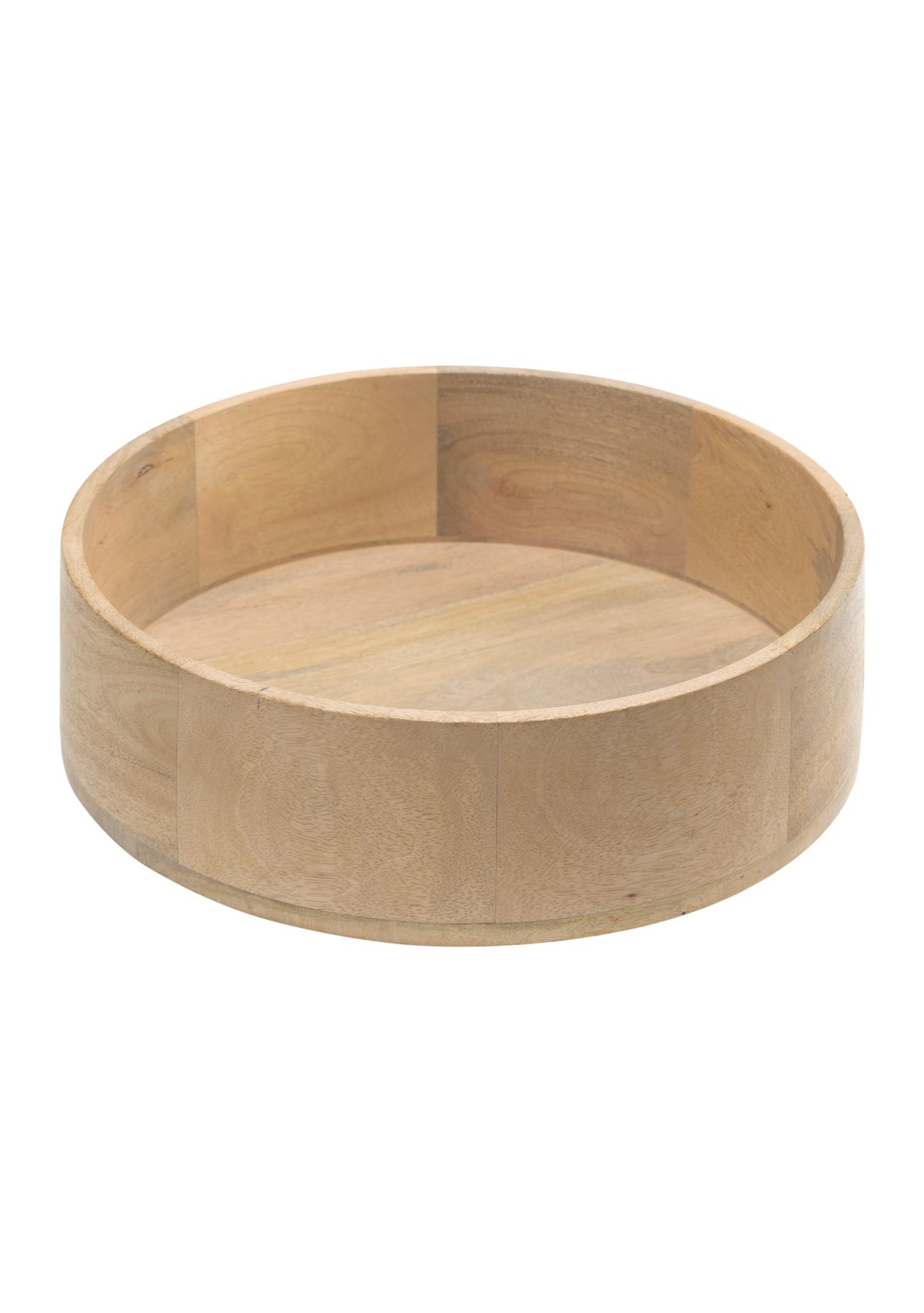 Large Light Acacia Wood Salad Bowl