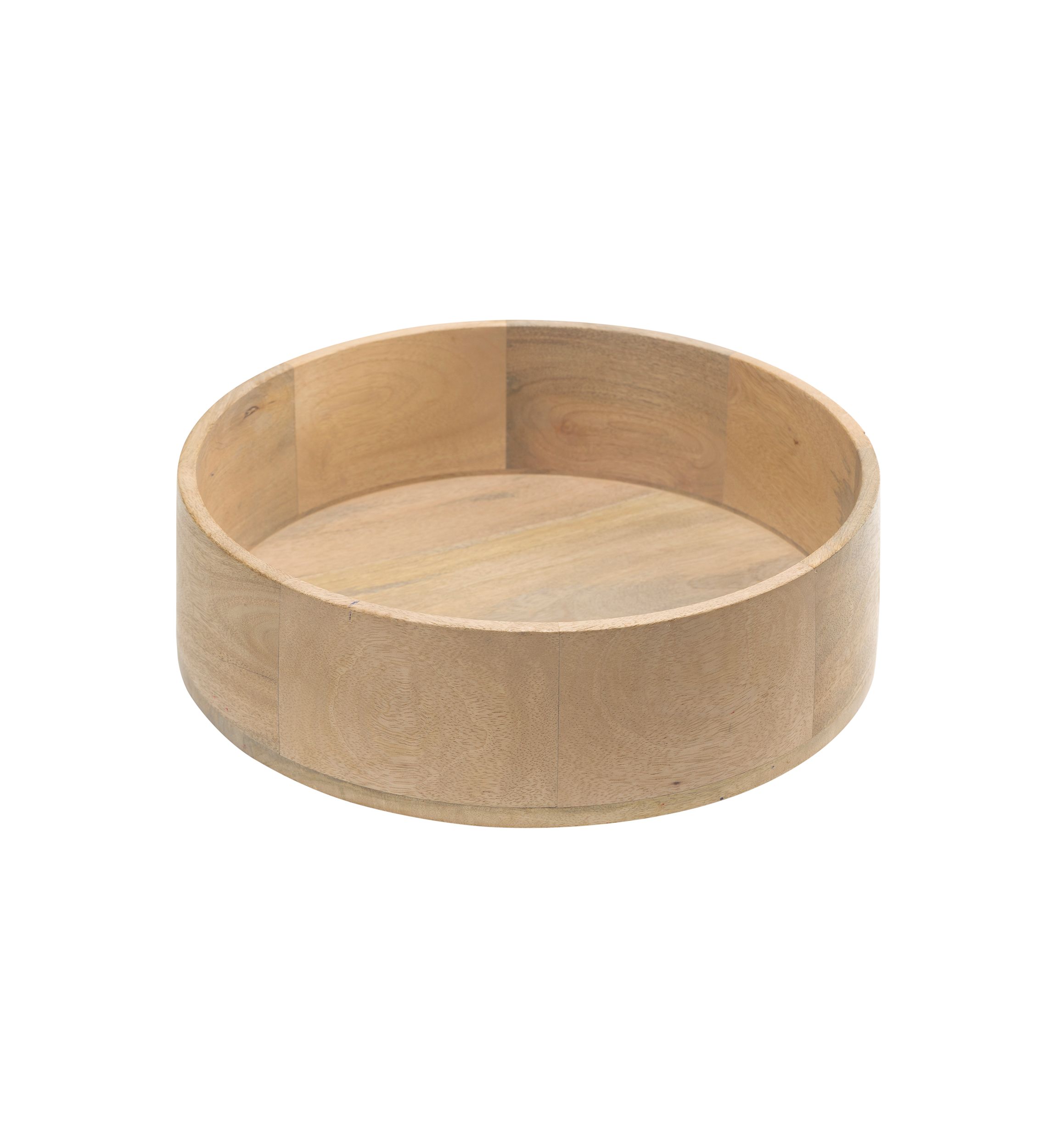 Large Light Acacia Wood Salad Bowl