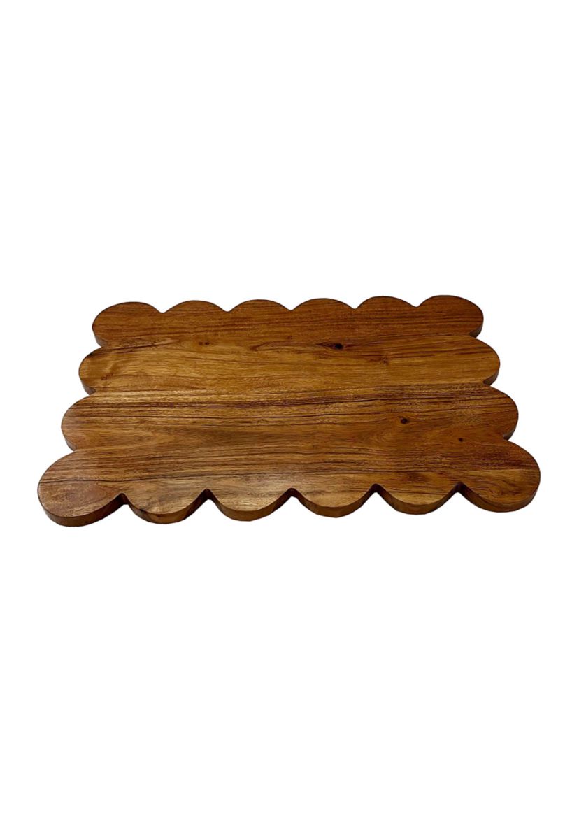 Scallop Wood Board