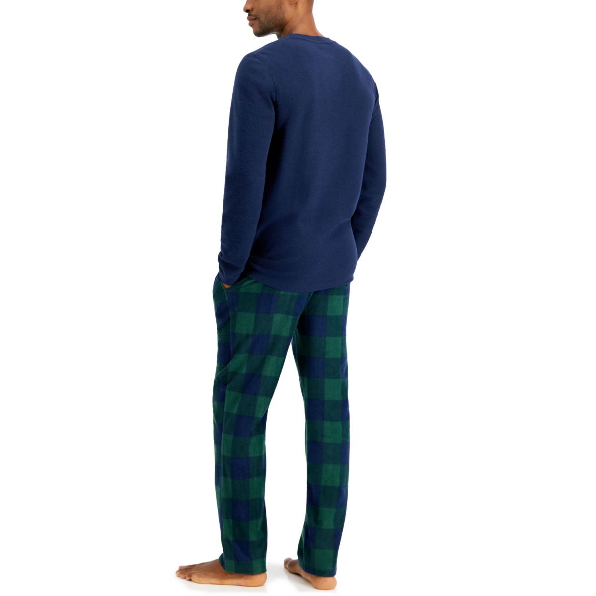 Mens 2-Piece X-TEMP Micro Fleece Pajama Set