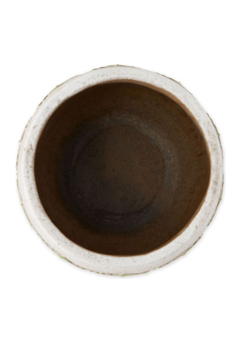 Greek Leaf Cement Flower Pot (Set of 2)