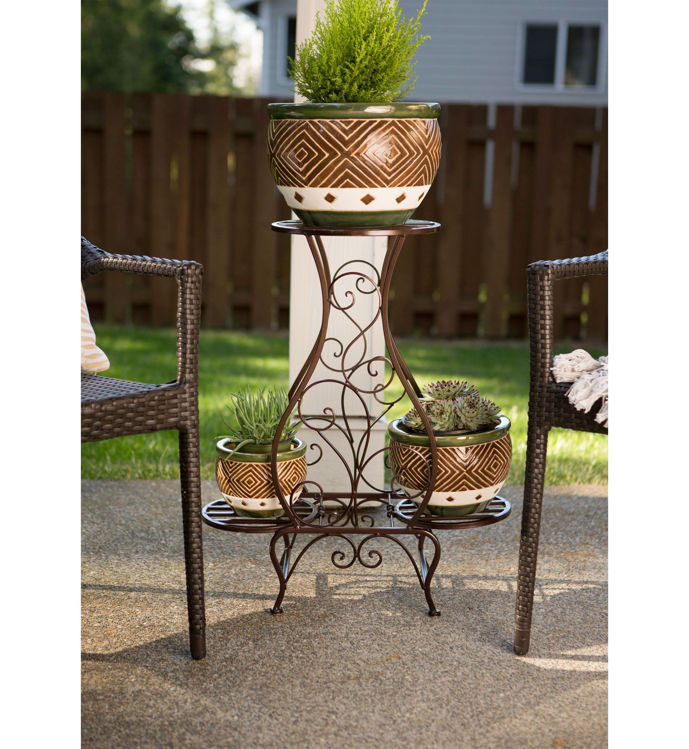 Cobalt Planter (set of 3) 12"