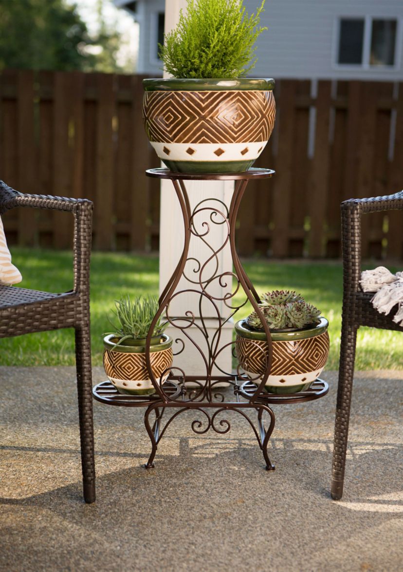 Cobalt Planter (set of 3) 12"