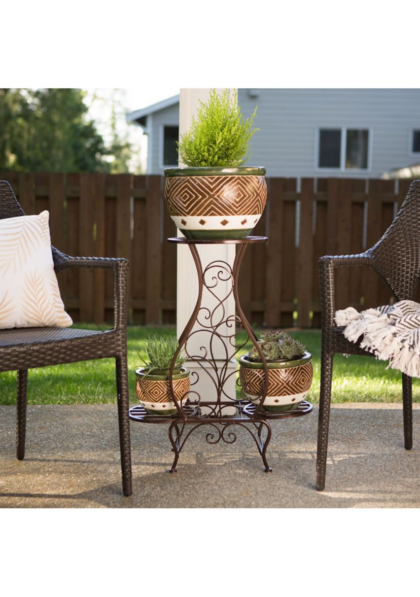 Cobalt Planter (set of 3) 12"