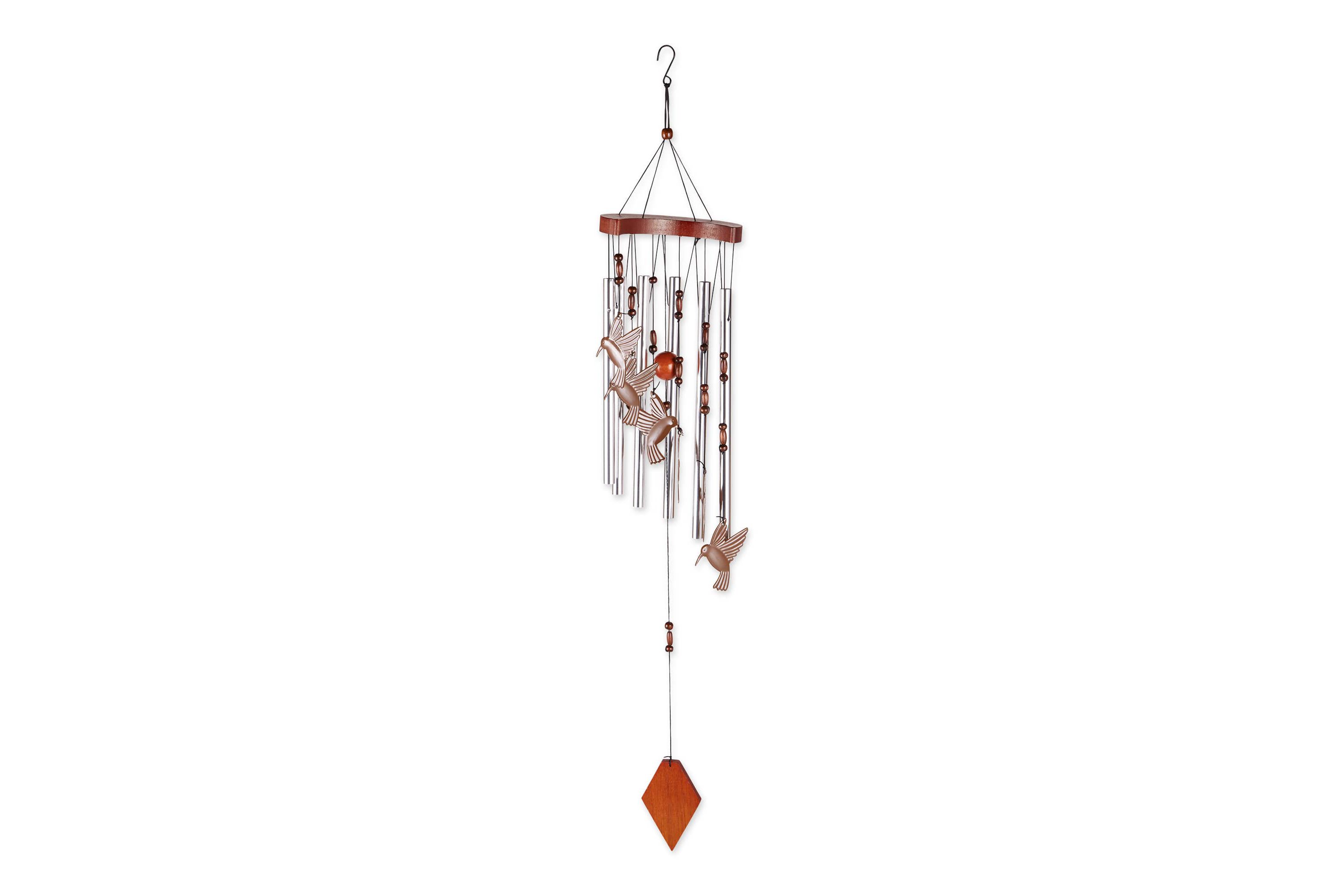 Hummingbird Flutter Wind Chimes 5.5x4x32"